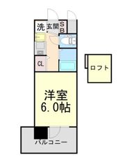 エステムコート三宮駅前ラ・ドゥーの間取り画像
