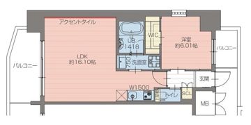 プレジオ梅田の間取り画像