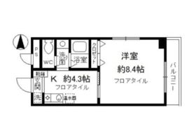 メビウス国立イーストの間取り画像