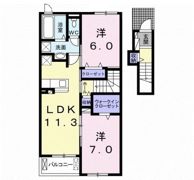 セレーノサンドウⅡの間取り画像