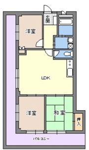 ホステリアの間取り画像