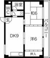 幸栄ハイツ城下の間取り画像