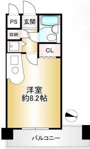 グランデール新神戸の間取り画像