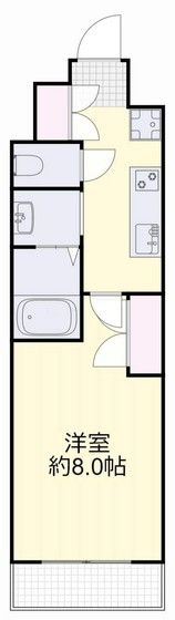 大供Aマンションの間取り画像
