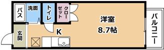 セーコーハイツの間取り画像