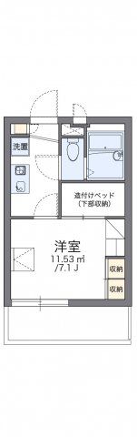 レオパレスグリーンプラネットの間取り画像