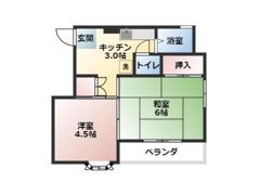 メゾンAKIの間取り画像