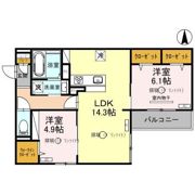 FlourichⅠの間取り画像