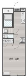 パーシモンコートの間取り画像