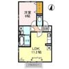 クレール森田 Bの間取り画像