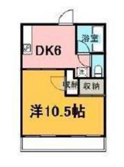 上東コーポ 西の間取り画像