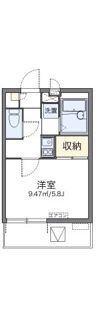 レオパレスオネスティの間取り画像