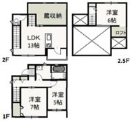 スラッシューNの間取り画像
