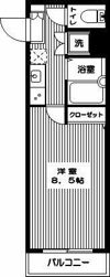 スカイコート練馬桜台の間取り画像