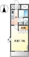 カーサフォンテーヌの間取り画像