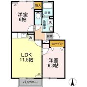 FLOR B棟の間取り画像