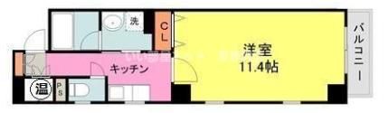 セントラルコート七間町の間取り画像