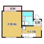矢島ハイツの間取り画像