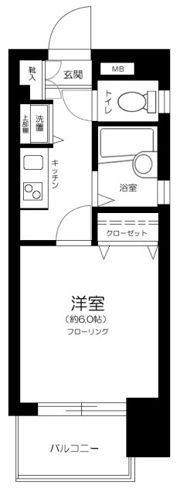 VIDA日本橋EASTの間取り画像
