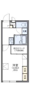 レオパレスフローラル合志館の間取り画像