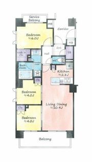 リビオ練馬北町の間取り画像