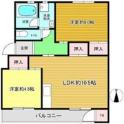 赤坂コーポ北棟の間取り画像