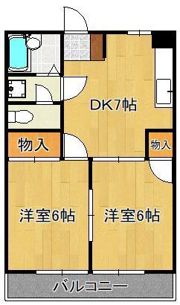アカラ引野の間取り画像
