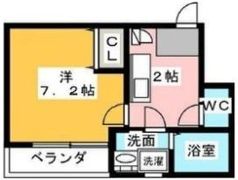 クレフラスト新守山駅前B棟の間取り画像