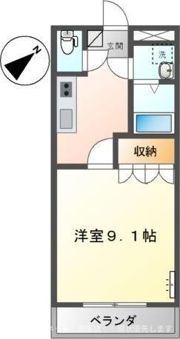 サンコートひうちの間取り画像