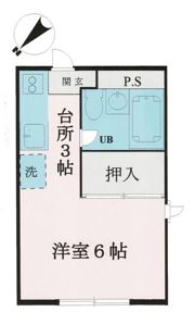 アスカハイツの間取り画像