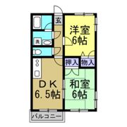 原松ハイツBの間取り画像