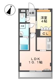 シャンティ ラ ヴィ 大倉山の間取り画像