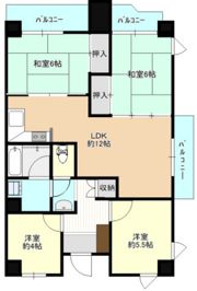 ヴェルシャトー府中の間取り画像