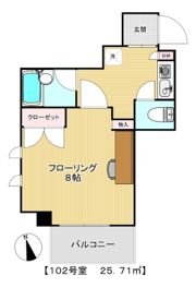 カームハウス中山の間取り画像