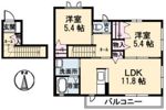 モンソレイユ B棟の間取り画像