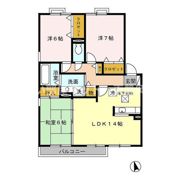 メイプルAの間取り画像