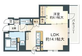 パレ・カルフールの間取り画像