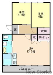 天神マンションⅠの間取り画像