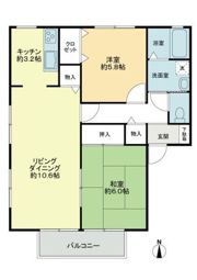 フォブールあじさいCの間取り画像