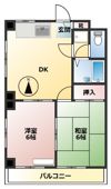 松田マンションの間取り画像