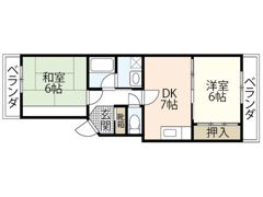 メゾン山嘉の間取り画像