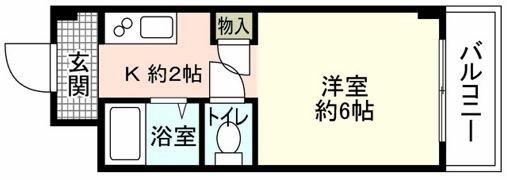 ファミール牛田の間取り画像