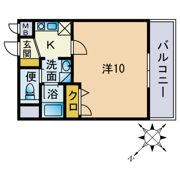 アミティエ博多南の間取り画像
