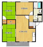 パークハイツ南王子 F棟の間取り画像