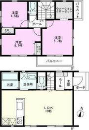 三橋4丁目戸建 B棟の間取り画像