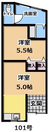 太子橋カルテットの間取り画像