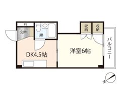 VILLA三篠の間取り画像