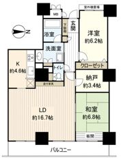ファーストタワー大津MARYの間取り画像