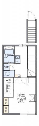 レオパレスシエスタの間取り画像