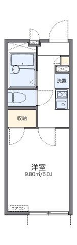 レオパレスハマメリスの間取り画像